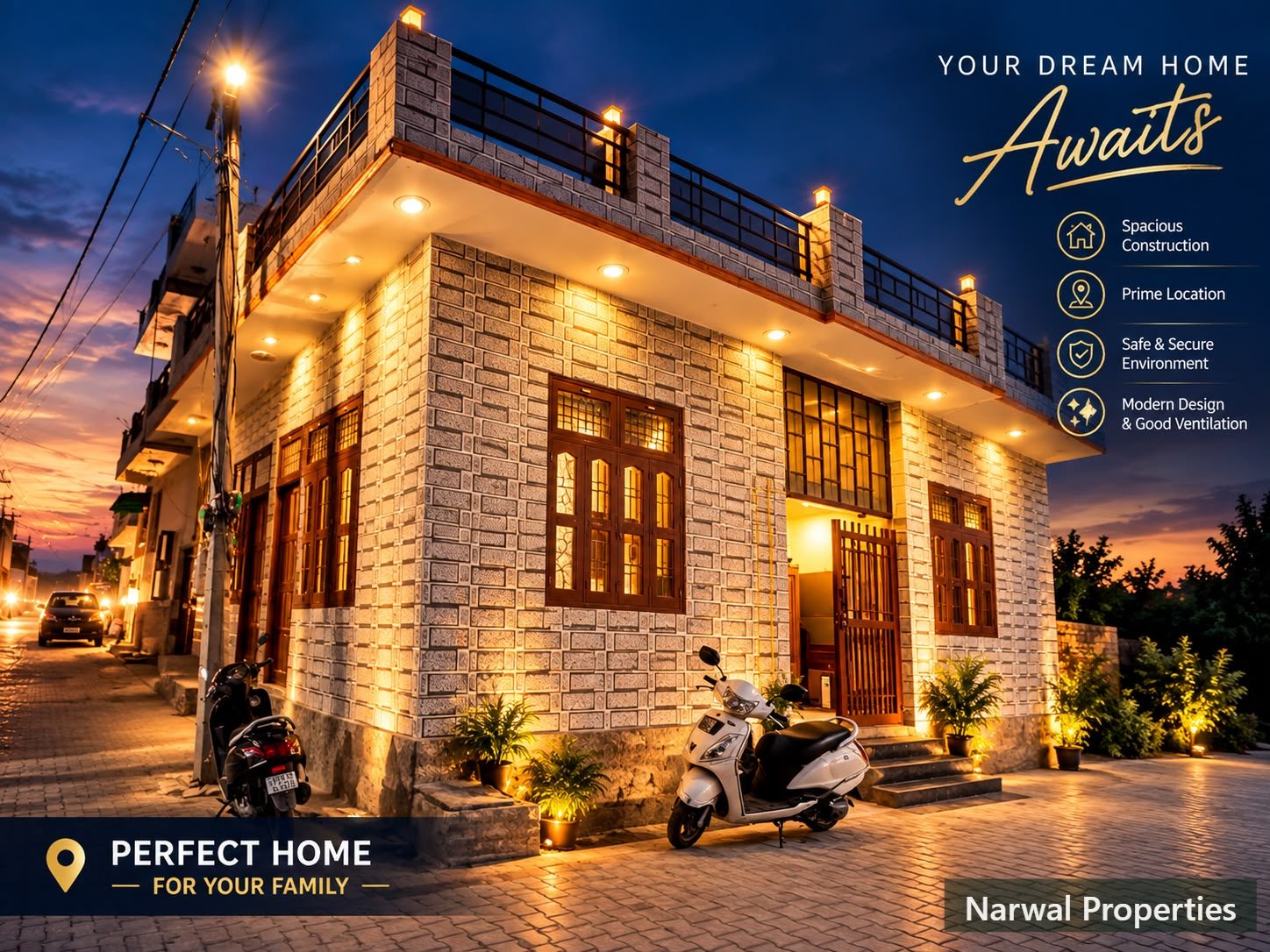 343 BHK house, 13103762 gaz